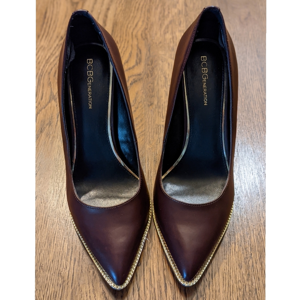 BCBG Burgundy Heels
